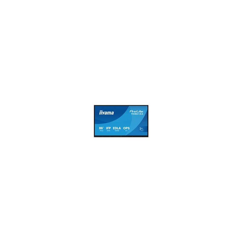iiyama ProLite TE8613A-B2AG 86" Clase (85.6" visible) pantalla LCD con retroiluminación LED - 4K - para señali