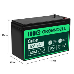 Green Cell AGM06 batería para sistema ups Sealed Lead Acid ( | APLIUM