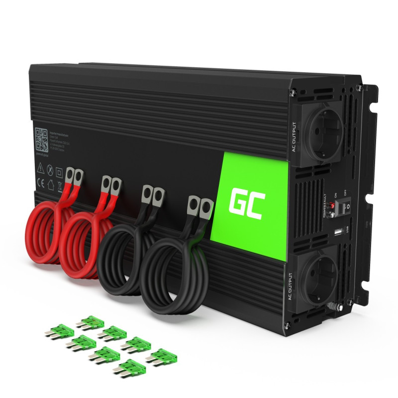 Green Cell INV11 adaptador e inversor de corriente Auto 12 W | APLIUM
