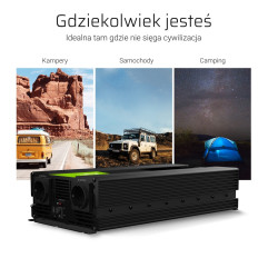 Green Cell INV11 adaptador e inversor de corriente Auto 12 W | APLIUM