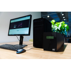 Green Cell UPS01LCD sistema de alimentación ininterrumpida ( | APLIUM