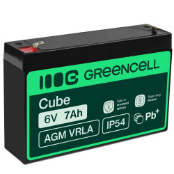 Green Cell Battery AGM 6V 7AH | APLIUM