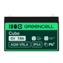 Green Cell Battery AGM 6V 7AH | APLIUM
