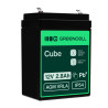 Green Cell AGM Battery 12V 2.8Ah - Battery - Baby (C) | APLIUM