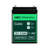 Green Cell AGM Battery 12V 2.8Ah - Battery - Baby (C) | APLIUM