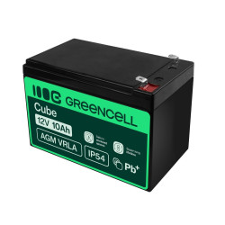 Green Cell AGM Battery Lead Acid 12V 10Ah Maintenance Free f | APLIUM