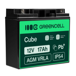 Green Cell AGM Battery Lead Acid VRLA 12V 17Ah for motor boa | APLIUM