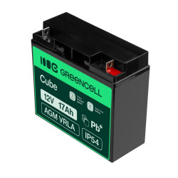 Green Cell AGM Battery Lead Acid VRLA 12V 17Ah for motor boa | APLIUM