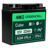Green Cell AGM 12V 22Ah VRLA Battery Gel deep cycle scooter | APLIUM