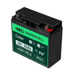 Green Cell AGM 12V 22Ah VRLA Battery Gel deep cycle scooter | APLIUM