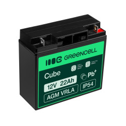 Green Cell AGM 12V 22Ah VRLA Battery Gel deep cycle scooter | APLIUM