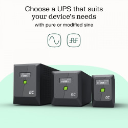 Green Cell UPS 1500VA 900W PowerProof con pantalla LCD | APLIUM