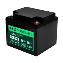 Batería sin mantenimiento Green Cell AGM VRLA 12V 50Ah para | APLIUM