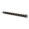 Regleta de alimentación PDU Rack 19" con fusible de sobrecar | APLIUM