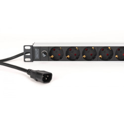 Regleta de alimentación PDU Rack 19" con fusible de sobrecar | APLIUM