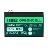 Green Cell LFPGC12V12AH CUBE Batería LiFePO4 12Ah 12.8V 153. | APLIUM