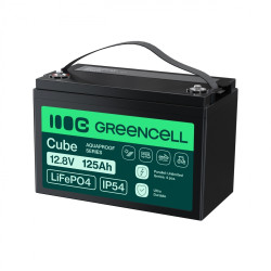 Green Cell LFPGC12V125AH CUBE LiFePO4 125Ah 12.8V 1600Wh Bat | APLIUM