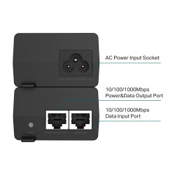 TP-Link POE160S (TL-POE160S) PoE+ Injector Adapter | APLIUM