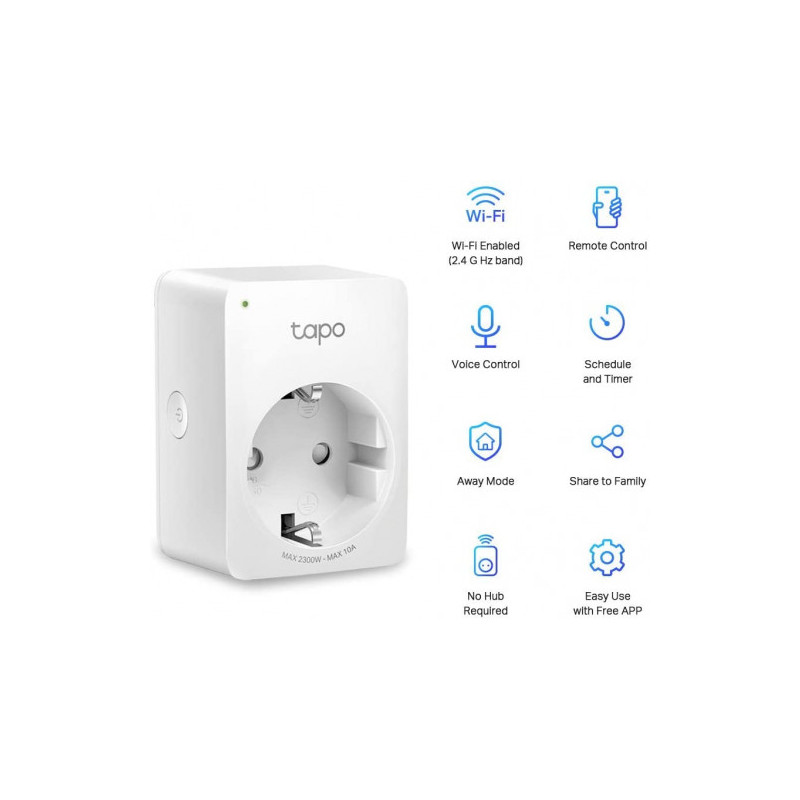 TP-LINK Tapo P100 enchufe inteligente Blanco 2990 W | APLIUM