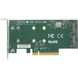 AOC-SLG3-2M2-O - Supermicro AOC-SLG3-2M2 tarjeta y | APLIUM