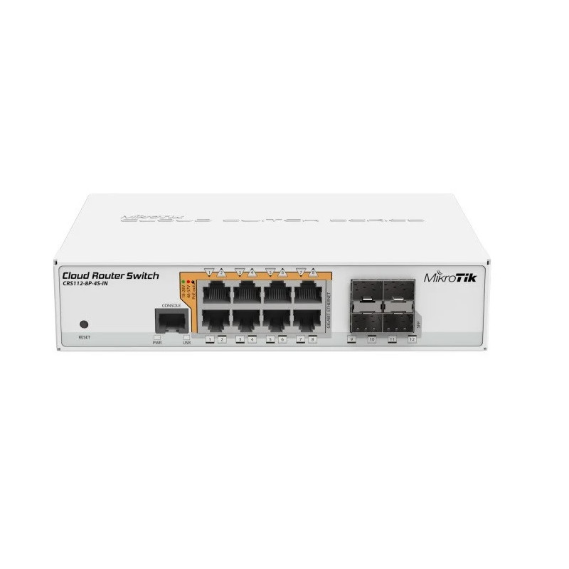 Mikrotik CRS112-8P-4S-IN switch Gigabit Ethernet (10/100/100 | APLIUM