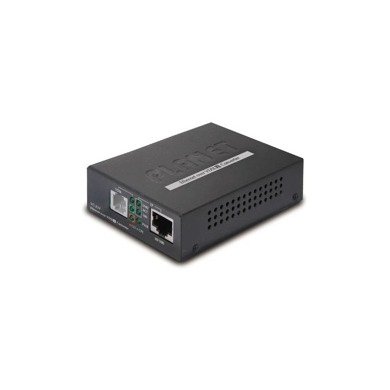 PLANET VC-231 convertidor de medio 100 Mbit/s Negro | APLIUM