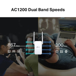 TP-Link AC1200 Wi-Fi Repetidor de red Blanco 10, 100 Mbit/s | APLIUM