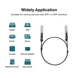 TP-Link Omada TL-SM5220-1M Cable de fibra óptica e InfiniBan | APLIUM