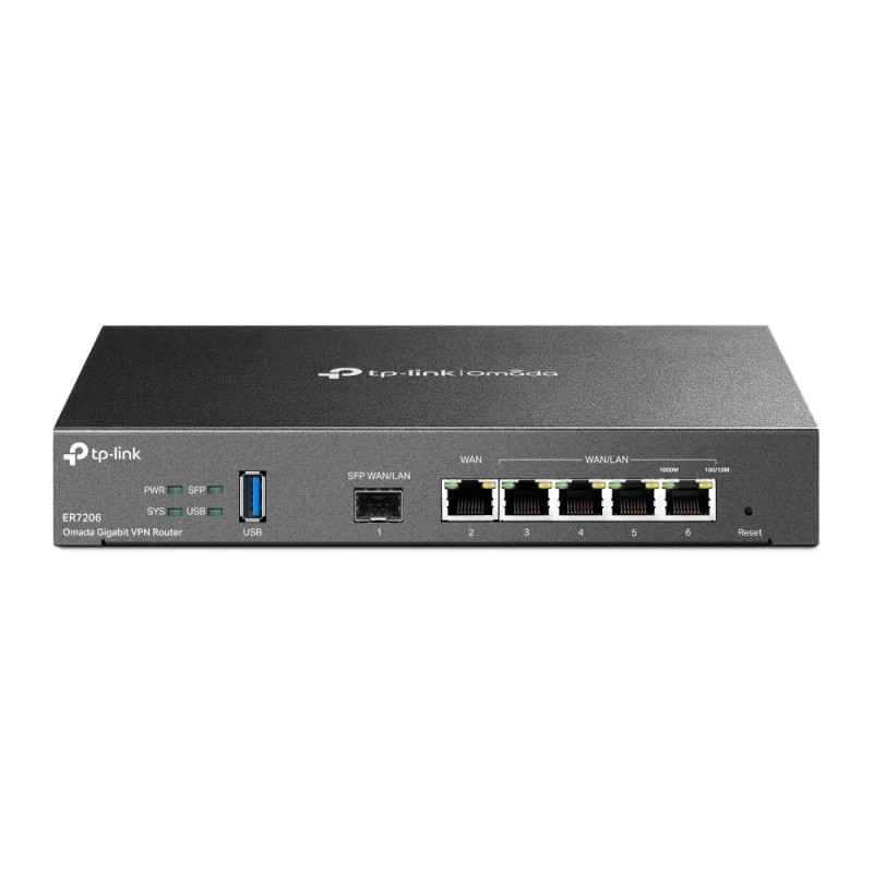 TP-Link ER7206 (TL-ER7206) router Gigabit Ethernet Negro | APLIUM