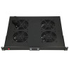Extralink 19\" RACK MOUNT FAN PANEL (4 FANS) WITH THERMOSTAT | APLIUM