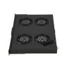 Extralink 19\" RACK MOUNT FAN PANEL (4 FANS) WITH THERMOSTAT | APLIUM