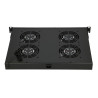 Extralink 19\" RACK MOUNT FAN PANEL (4 FANS) WITH THERMOSTAT | APLIUM
