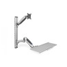 Digitus DA-90354 soporte para monitor 68,6 cm (27") Plata | APLIUM
