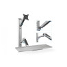 Digitus DA-90354 soporte para monitor 68,6 cm (27") Plata | APLIUM