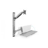 Digitus DA-90354 soporte para monitor 68,6 cm (27") Plata | APLIUM