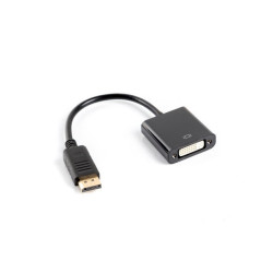 Lanberg AD-0007-BK adaptador de cable de vídeo 0,1 m Display | APLIUM