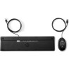 Conjunto USB con cable HP 320MK negro QWERTY (9SR36AA#ABB) | APLIUM