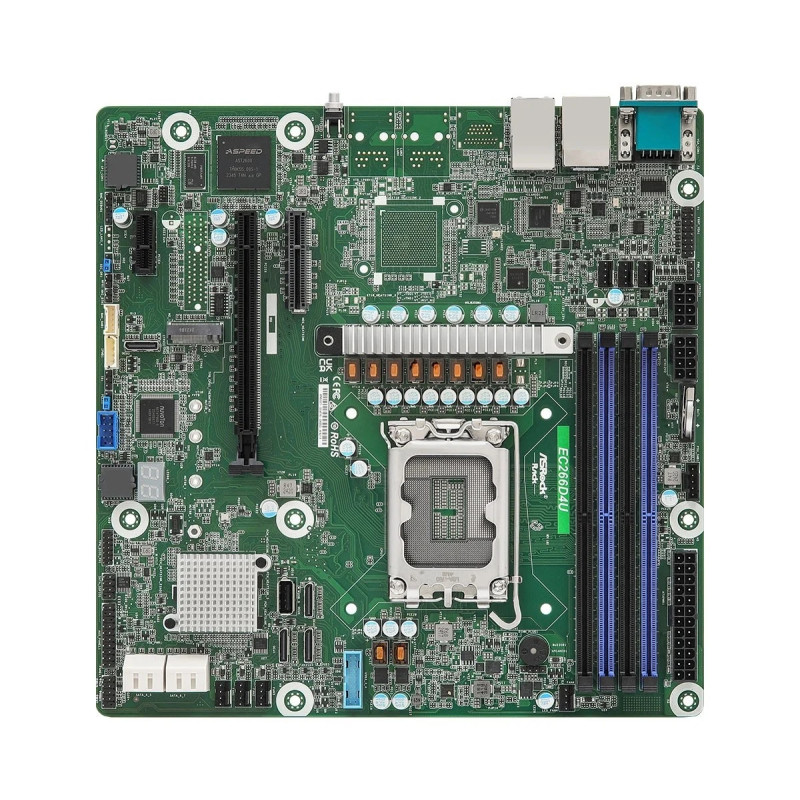 ASRock EC266D4U, 1xSKT LGA 1700, Intel E-2400, C266, SATA, N | APLIUM