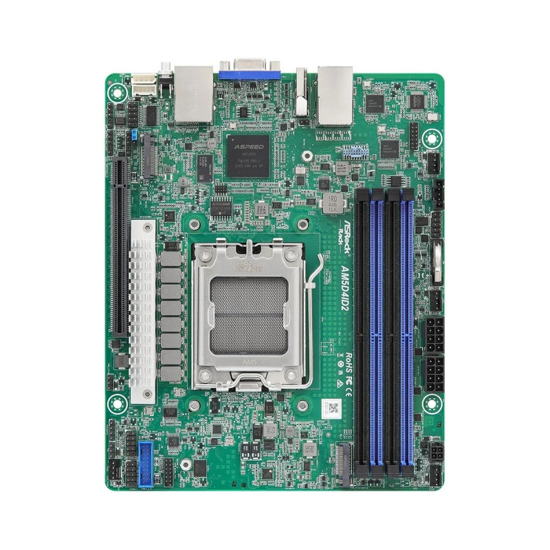 ASRock AM5D4ID2, 1xSKT AM5, AMD Ryzen 9000, X300, 2xM.2, 2xG | APLIUM