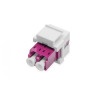 Soporte keystone para adaptador LC (con adaptador LC/LC dúpl | APLIUM