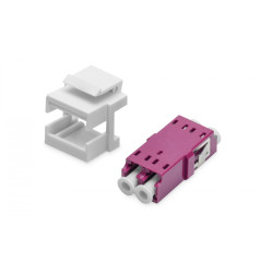 Soporte keystone para adaptador LC (con adaptador LC/LC dúpl | APLIUM