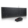 Lenovo Essential Wired Combo Black US Euro teclado Ratón inc | APLIUM