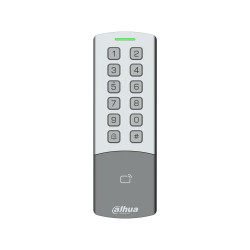 Control de acceso autónomo con lector RFID dual y teclado me | APLIUM