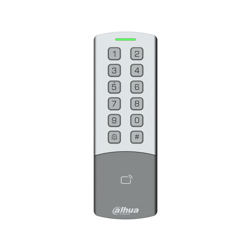 Control de acceso autónomo con lector RFID dual y teclado me | APLIUM