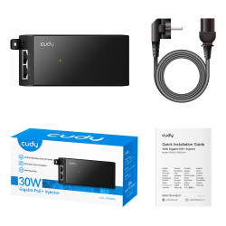 Cudy POE200 - Inyector PoE/PoE+ Gigabit de 30W | APLIUM