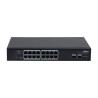(DH-PFS3218-16GT-135) Dahua Switch L2 PoE 16 Puertos + 2 Gig | APLIUM