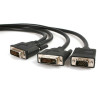 6ft DVI-I to DVI-D+VGA Splitter Cable