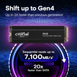Crucial CT2000P310SSD5 P310 2TB PCIe Gen4 NVMe 2280 M.2 SSD | APLIUM