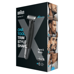 Afeitadora Braun Wet and Dry Serie X XT5200/ con Batería/ 6 | APLIUM