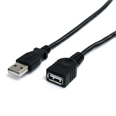 3 ft Black USB Extension Cable A to A